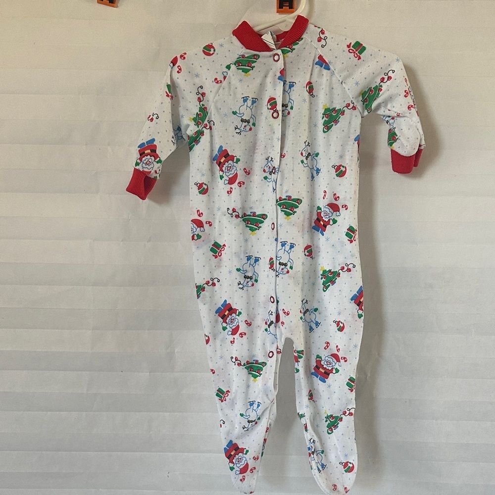 Playskool Vintage Baby Footed Sleeper Pajamas 6–12 Months